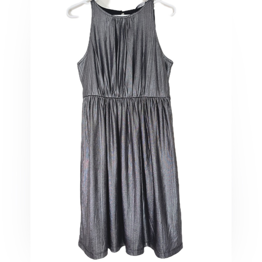 NWT Chic Metallic Sleeveless Mini Dress